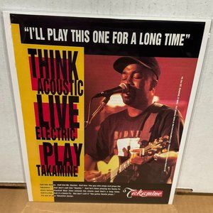 Darius Rucker - Takamine Guitars - 1996 Print Advertisement
